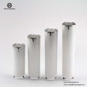 HXL413 Празен акрилен безвъздушен крем и лосион бутилка за козметични опаковки за грижа за кожата