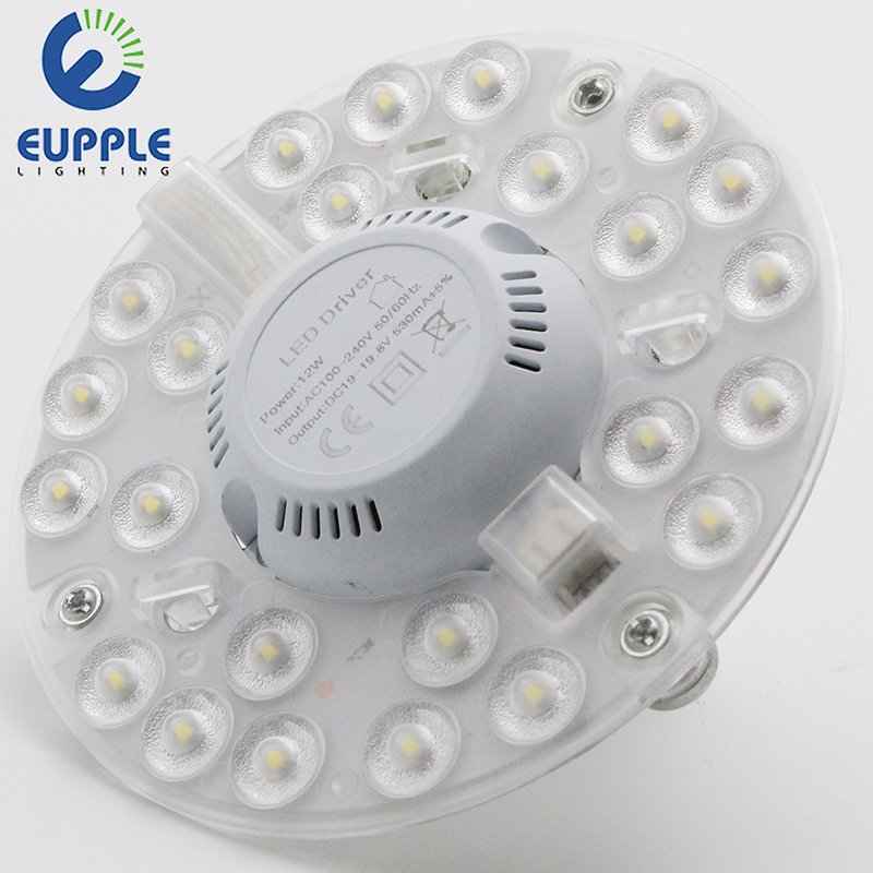 Направете LED тавана светлина с магнит, заместващ лесен вътрешен DIY led модул, светещ таван