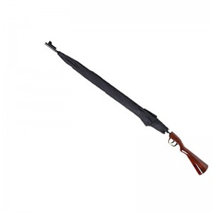 Нови артикули за 2019 г. Дръжка с формата на пистолет, промоционален прав чадър