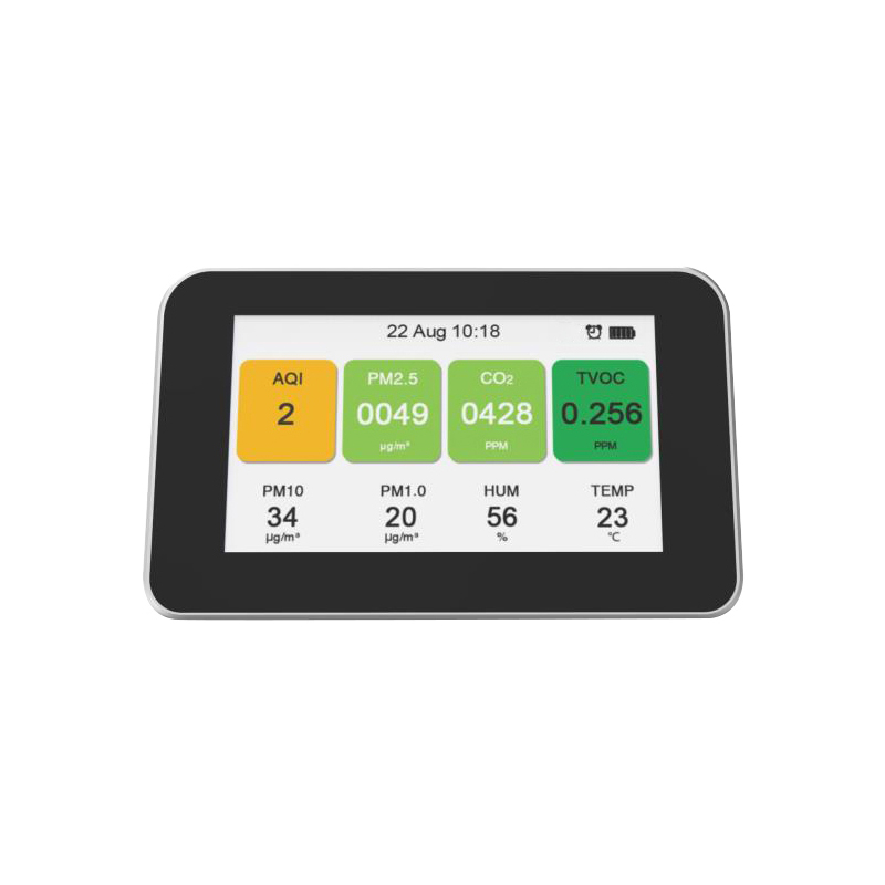 Тестер за качество на въздуха портативен лазерен детектор PM2.5 Smart Monitor за автомобил за домашен офис