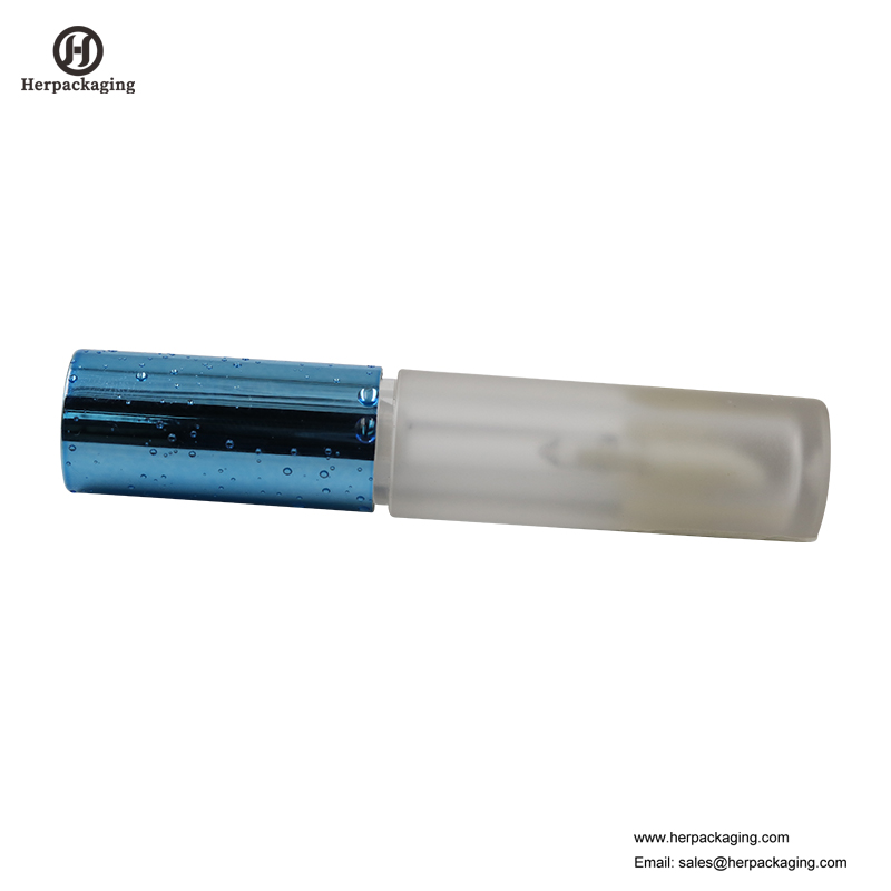 HCL303 Clear Plastic Empty тръби за гланциране на устни за цветни козметични продукти, с флокиран апликатор за гланц за устни