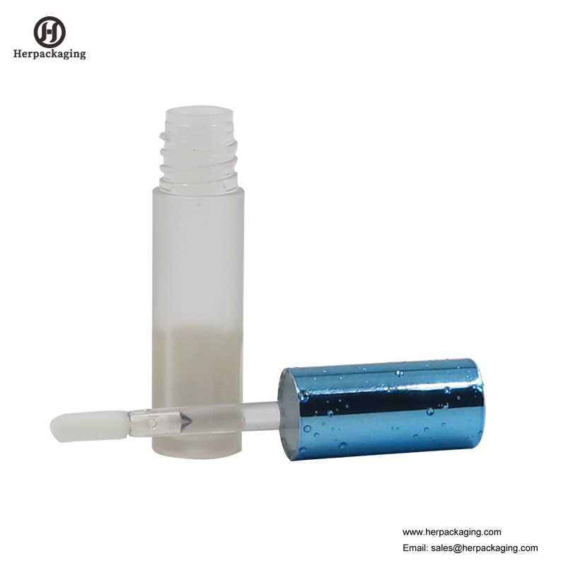 HCL303 Clear Plastic Empty тръби за гланциране на устни за цветни козметични продукти, с флокиран апликатор за гланц за устни