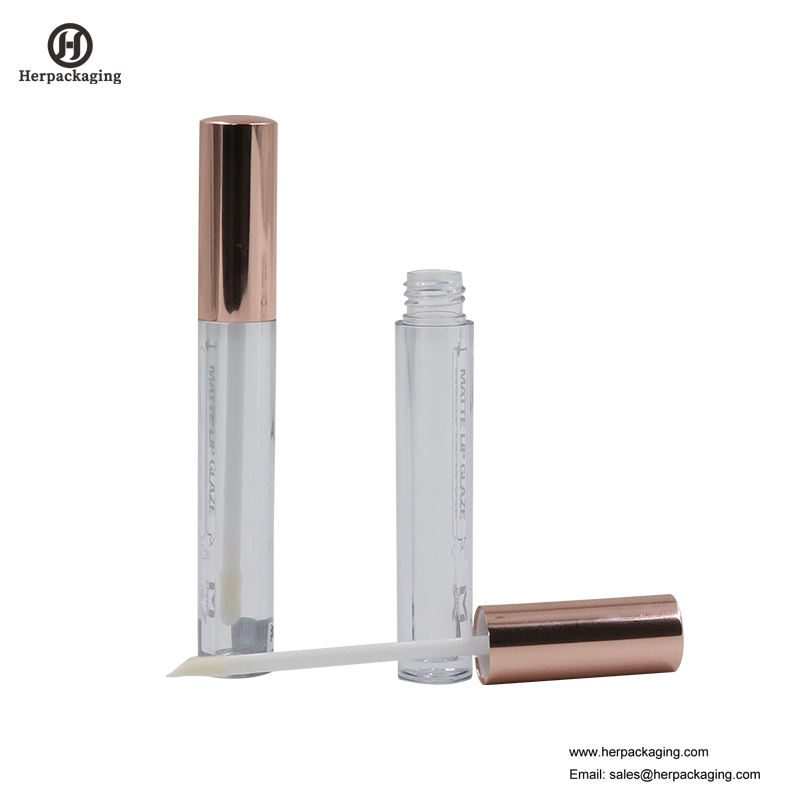 HCL304 Clear Plastic Empty тръби за гланциране на устни за цветни козметични продукти с апликатор за блясък за устни