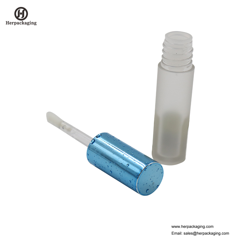 HCL307 Clear Plastic Empty тръби за гланц за устни за цветни козметични продукти с набит апликатор за гланц за устни