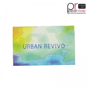 моден цветен голям брой закачалка стикер