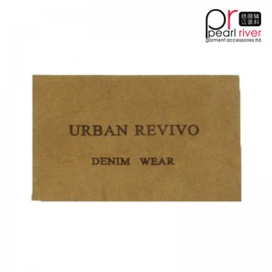 кожа моден цветен голям брой закачалка стикер