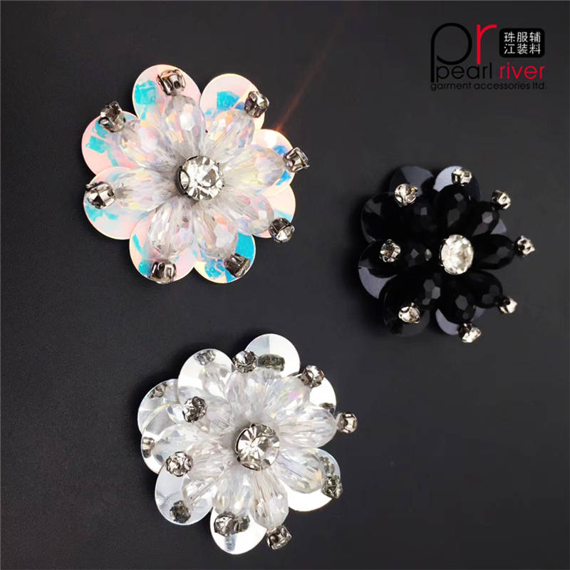 Beauty bling-bling пайети цвете с перлата