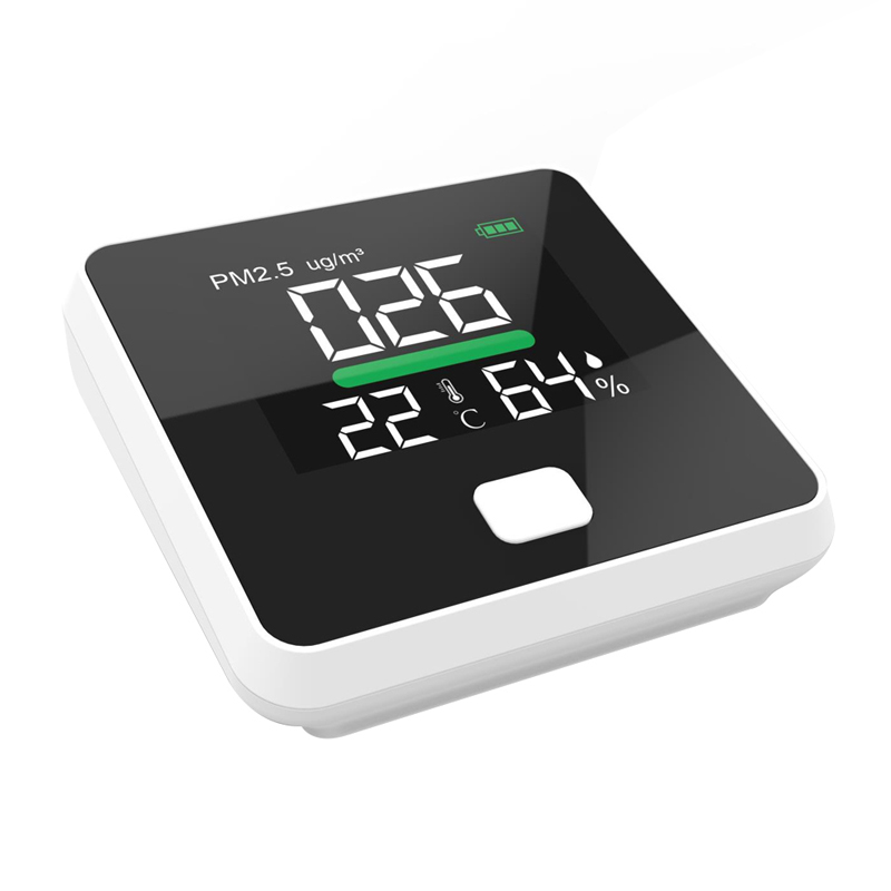 2019 Горещи продажби Детектор за качество на въздуха PM2.5 HCHO Professional Formaldehyde AQI монитор детектор TVOC с акумулаторна Li-батерия Точно тестване