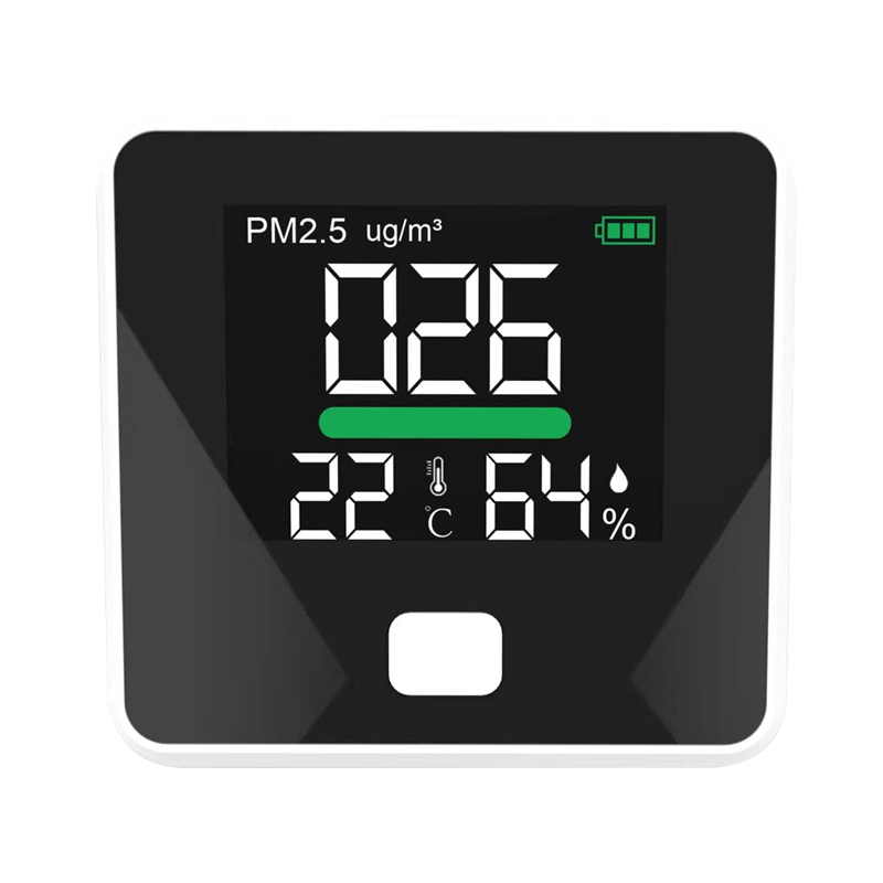 2019 Горещи продажби Детектор за качество на въздуха PM2.5 HCHO Professional Formaldehyde AQI монитор детектор TVOC с акумулаторна Li-батерия Точно тестване