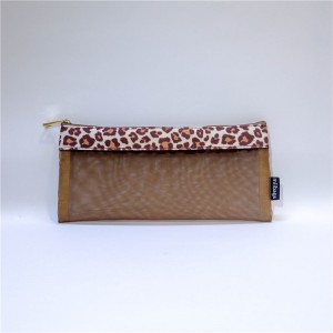 гореща продажба Персонализиран цветен калъф от молив от найлонова мрежа за персонализирано лого