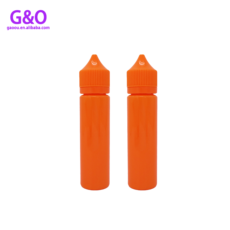 бутилка за домашни любимци eliquid vape eliquid пластмасова бутилка 60ml оранжев цвят нова пълничка горила e cig течни пластмасови бутилки капкомер