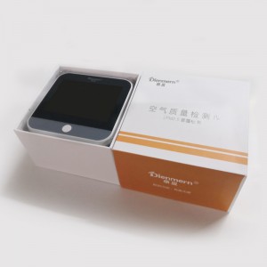 Диенмерн монитор за качество на въздуха PM2.5 детектор за формалдехид HCHO TVOC тестер портативен газов анализатор за температура в до...