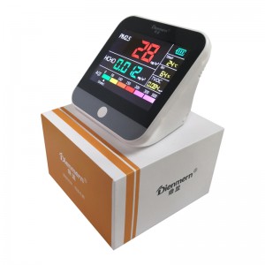 Формалдехид тестер за качество на въздуха PM2.5 портативен лазерен детектор TVOC AQI интелигентен монитор за домашен офис температура...