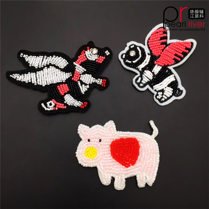 Екологично чисти мъниста Animal Dragonfly pegasus, бродирани Patch персонализирани