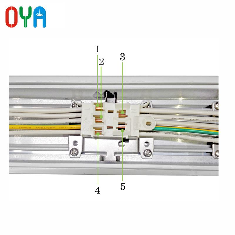 Система за линейно осветление с 40W LED с 5 проводни канали