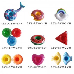 Разнообразни и популярни надуваеми държачи за напитки / лодка за напитки / държачи за чаши