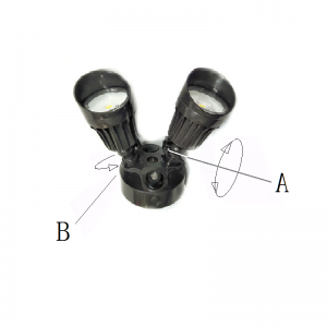 LED сигурност сензор за движение на открито