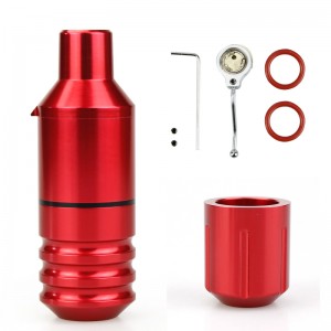 Tattoo Pen машина с къса писалка, немска машина за татуировки Faulhaber, с 2 глави, DC интерфейсTattoo Guns от Beauty \u0026 Health