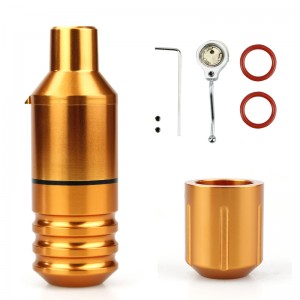 Tattoo Pen машина с къса писалка, немска машина за татуировки Faulhaber, с 2 глави, DC интерфейсTattoo Guns от Beauty \u0026 Health