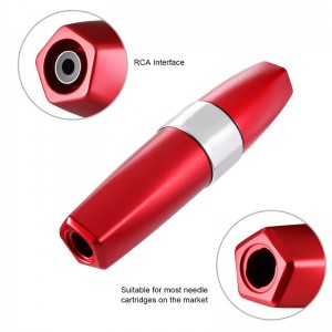 Stigma Professional Висококачествена татуировка хибридна писалка червило с форма на въртяща се татуировка машина игла касета писалка с RCA...