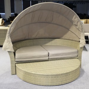 Кръгъл слънчев ангел за преносим плажен сгъваем външен шезлонг