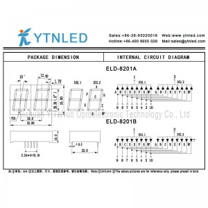 0.8 инчов двуцифрен червен 7-сегментен LED дисплей, цифрова тръба