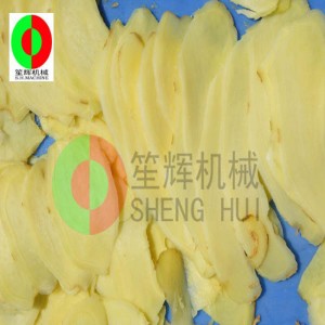 Машина за нарязване на джинджифил / машина за рязане на джинджифил / резачка за рязане на плодове и зеленчуци / машина за рязане на ...