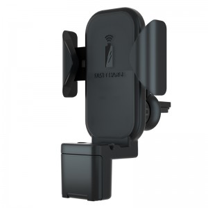 KPS-9304HC QI 10W бързо 3in1 държач за кола безжично зарядно за Iwatch и слушалки