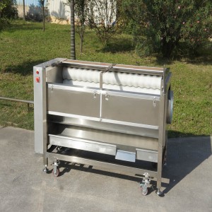 Нов тип QX-818 машина за почистване на плодове / машина за плодов пилинг / машина за пилинг за почистване на плодови четки