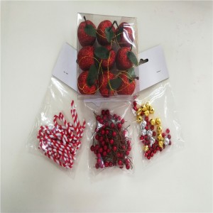 Коледни аксесоари Червена ходеща украса за стик за парти