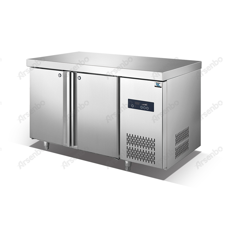 Луксозен дизайн подгревател с фризер работно бюро висококачествено търговско кухненско оборудване