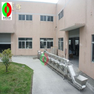 Многофункционална перална машина за зеленчуци / производствена линия за перални зеленчуци / трислойна сортировка чиста зеленчук...