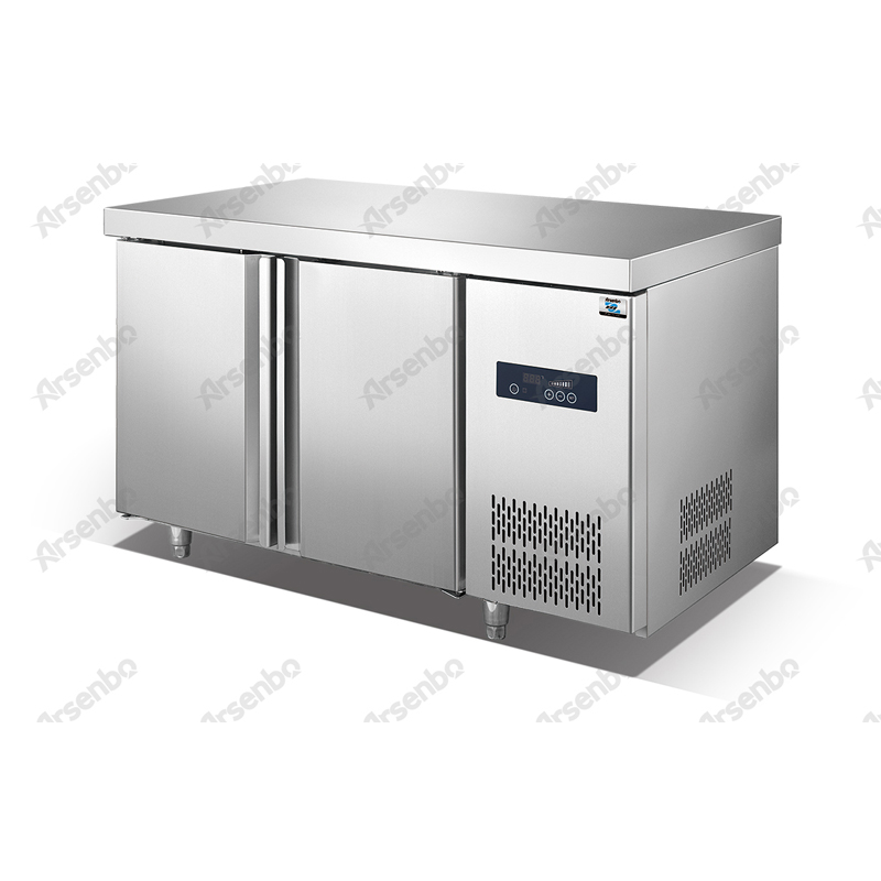 Висококачествен кухненски хладилник с подвижен работен плот търговски хладилник