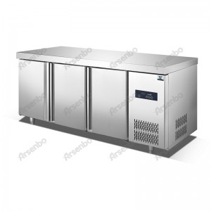 Висококачествен кухненски хладилник с подвижен работен плот търговски хладилник