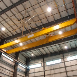 Двоен носещ кран с повдигаща се количка