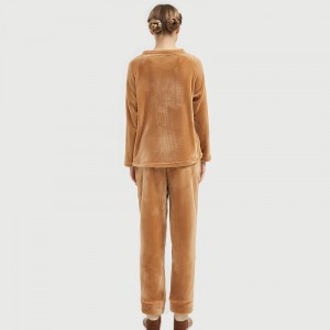 Дамски боди с фланелено руно, бродерия