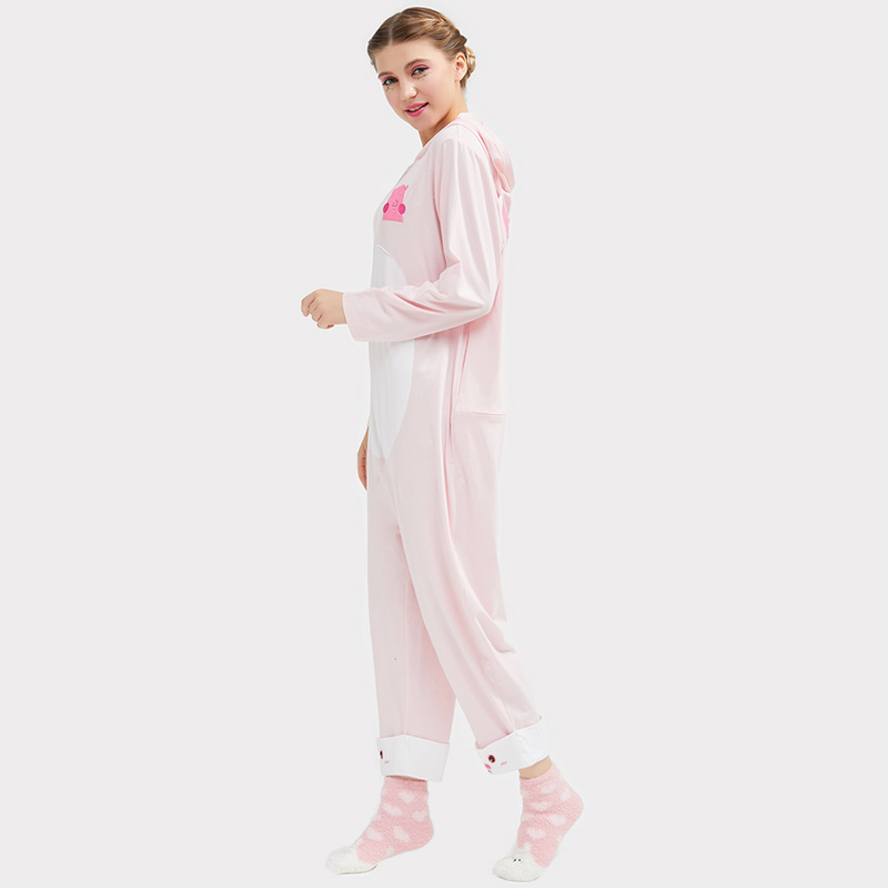 Пижамен комплект за бродирани панталони за жени Onesie