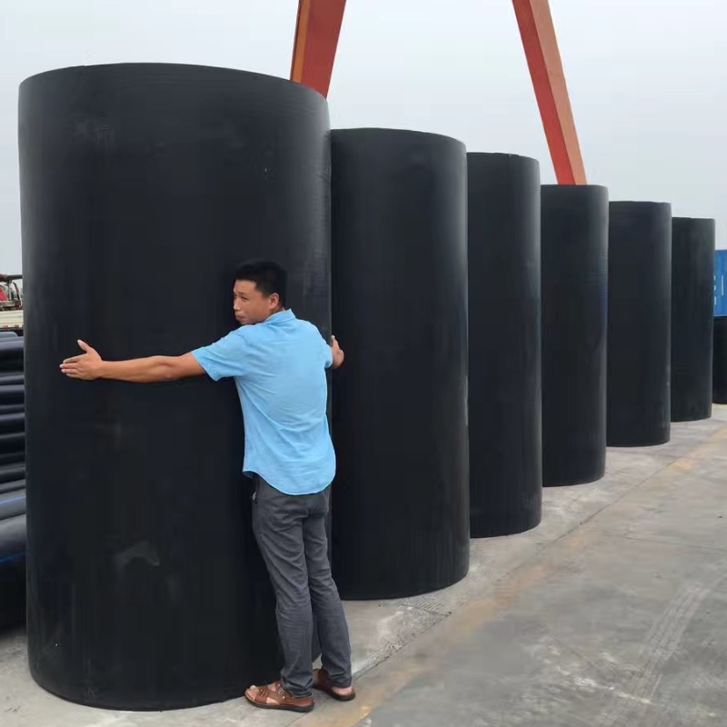 1600 мм голям размер HDPE тръба, HDPE тръба за канализация