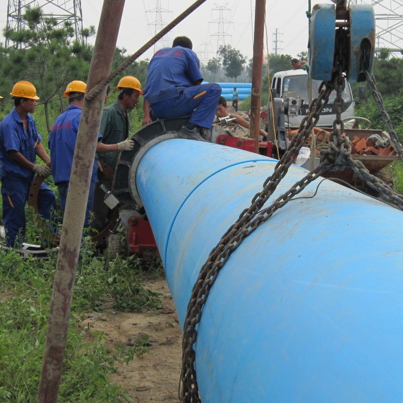 ISO стандартна синя цветна HDPE тръба за пазар в Шри Ланка