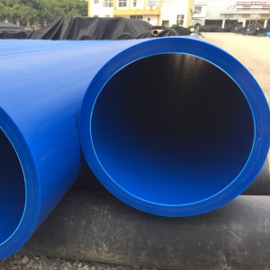 ISO стандартна синя цветна HDPE тръба за пазар в Шри Ланка