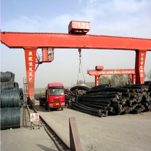 L-Shaped Legs Single Gredry Gantry Crane с лебедка