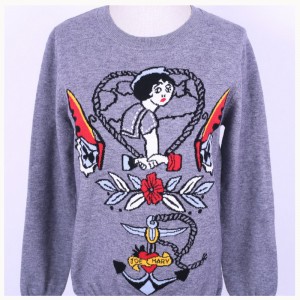 2018 Дамска пуловерна пуловерна пуловерна дамска есен 2018