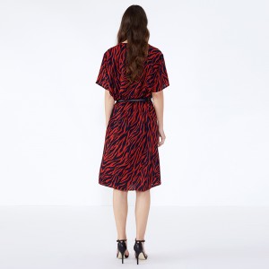 Клуб за женско облекло Prairie Chic Red Striped 2019 Рокли за жени