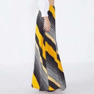 Wave Point Fringes индийски дизайнер Lehenga моден шифон Maxi дълга пола