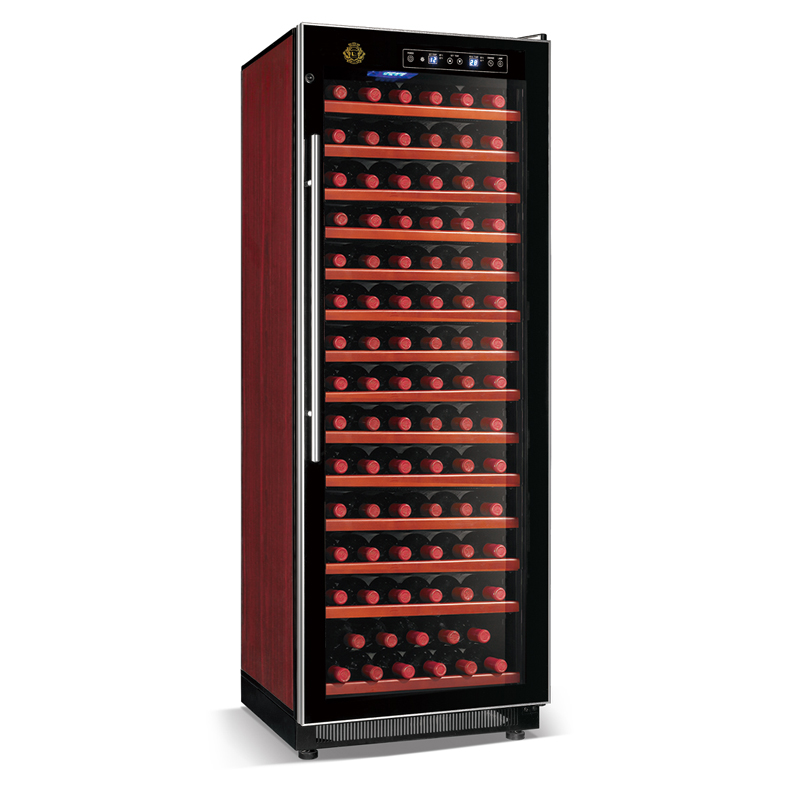 Елегантен сериен високоефективен охладител за вино без замръзване 165W директно охлаждане или охладител за вино