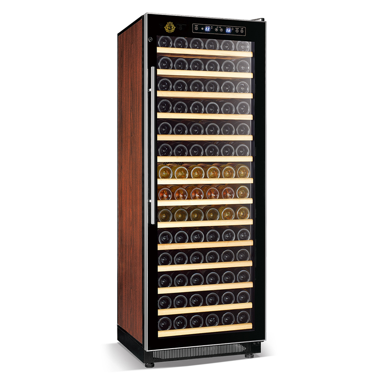 Crown серия високоефективен винтов охладител за вино без замръзване 175W витрина за директно охлаждане на напитки