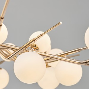 Нов модерен метален креативен личност хотел Вила полилей Km2130