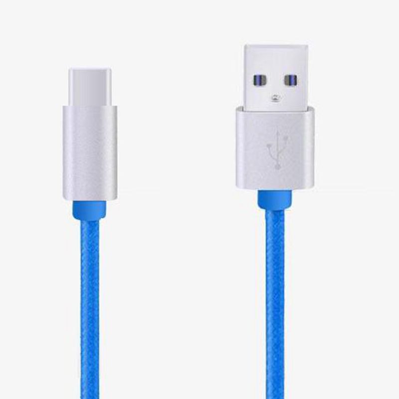 Найлонов кабел за данни тип C за USB