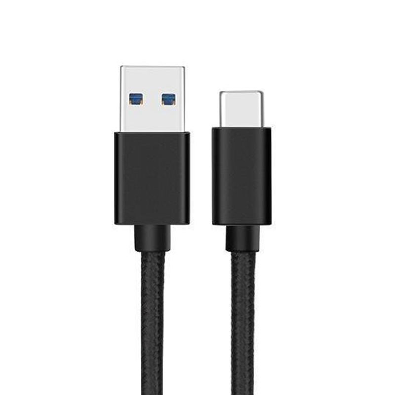 draubleType-C към USB найлонов кабел за данни