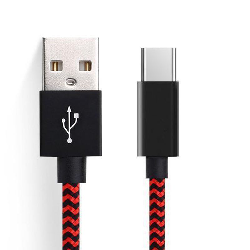 Tpye -C to USB Stripe Nylon кабел за данни